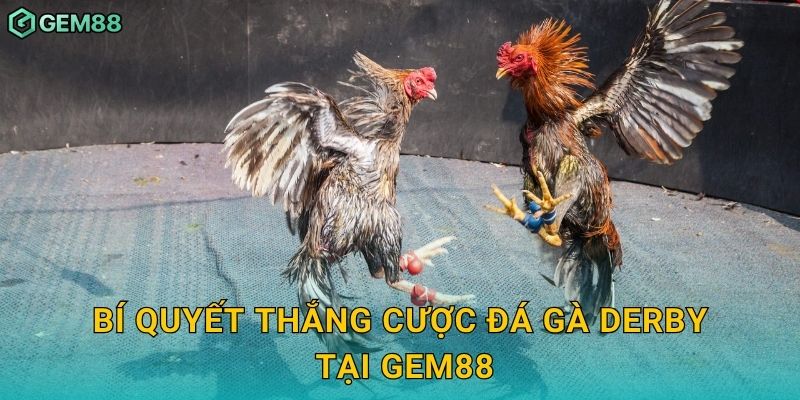 Bí quyết thắng cược đá gà Derby tại Gem88